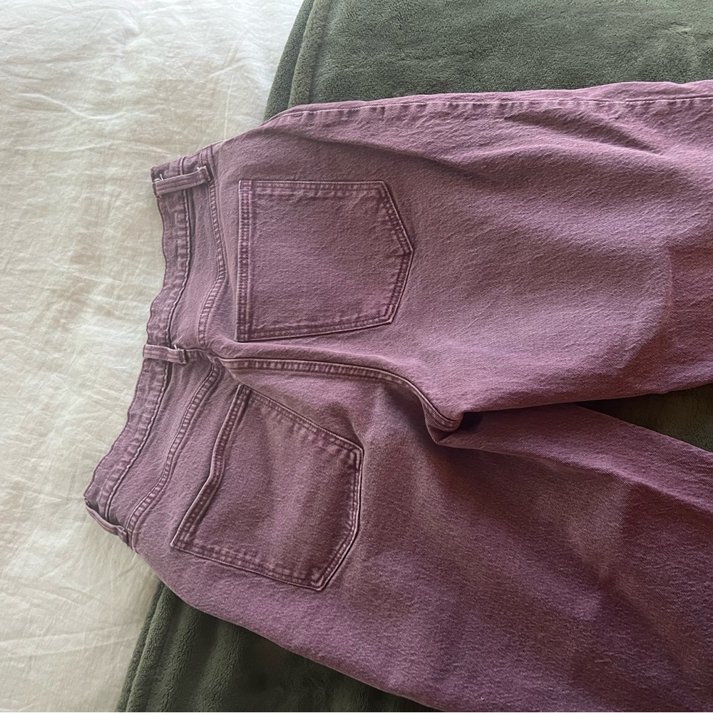 Universal Thread Purple Straight Leg Jeans - Picture 3 of 3